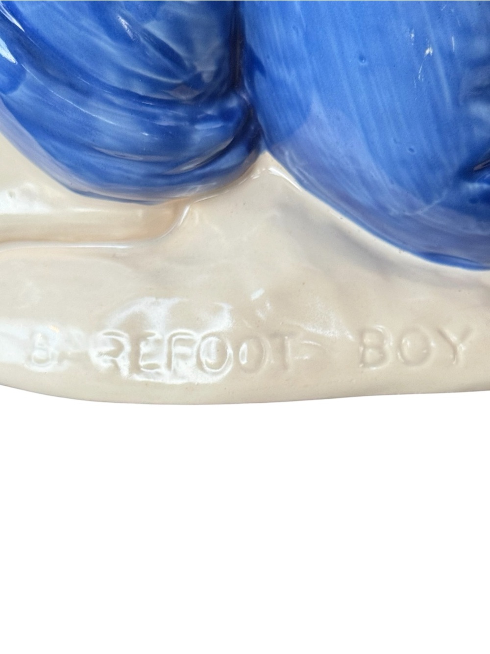 Vintage Hull Cookie Jar Blessings On Thee Barefoot Boy 13" NO CHIPS OR CRACKS!! - Picture 4 of 4